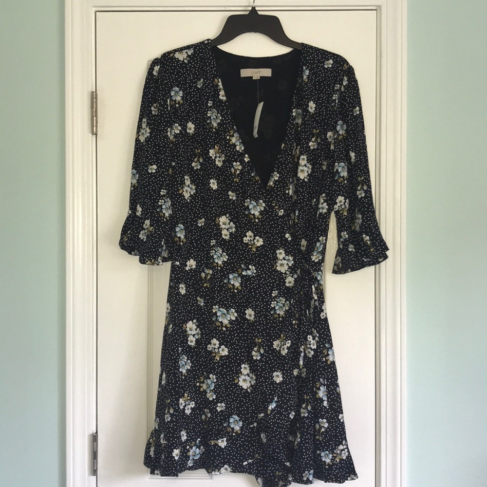 NWT LOFT Wrap Skort Dress Size 12